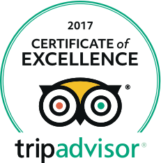 Certificate Of Excellence from Trip Advisor